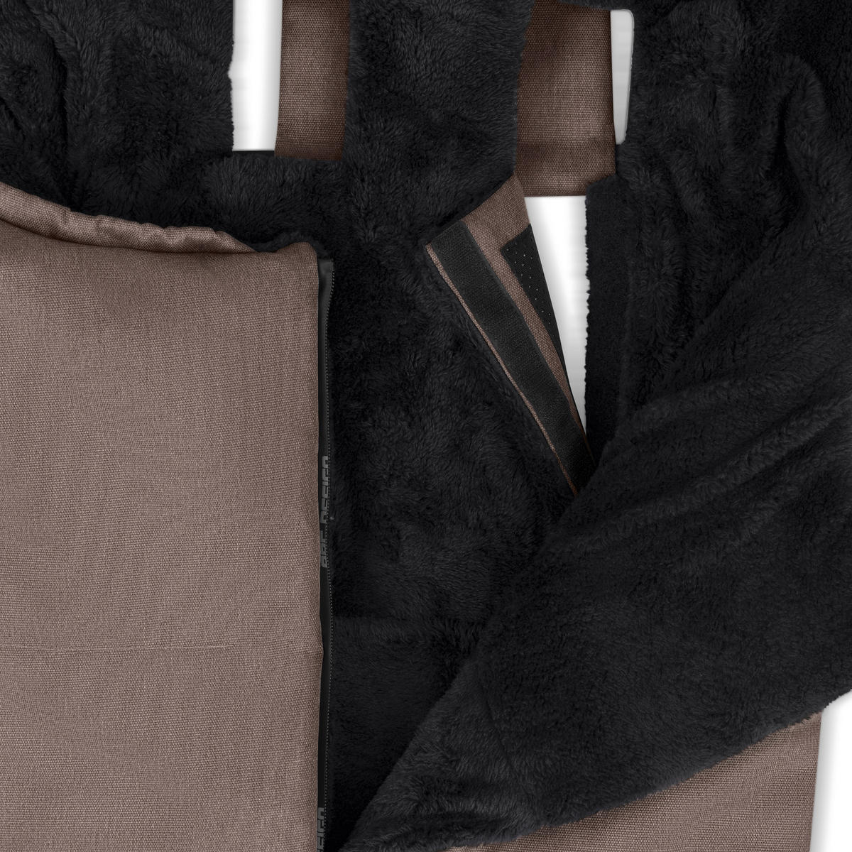 FUßSACK Winterfußsack  - Graubraun, Basics, Textil (98/47/8cm) - ABC Design