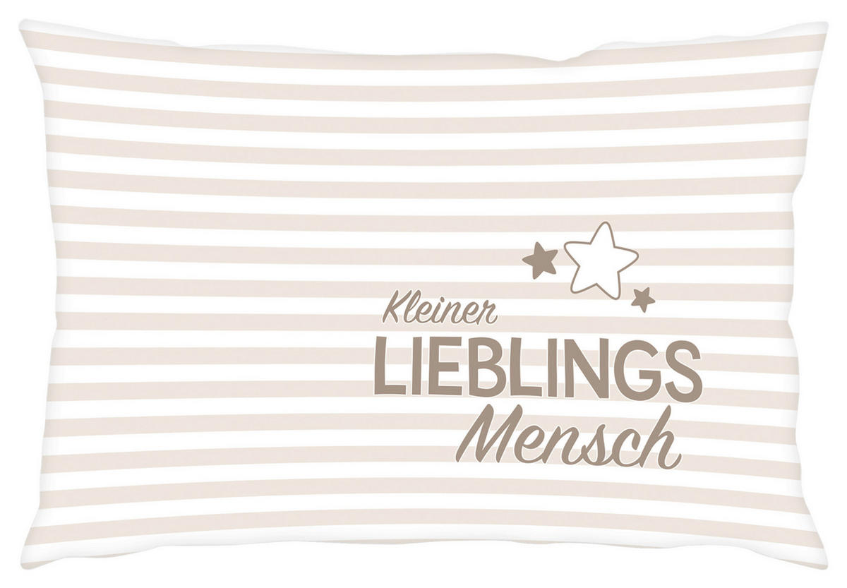 BABYBETTWÄSCHE 100/135 cm  - Beige/Braun, KONVENTIONELL, Textil (100/135cm)