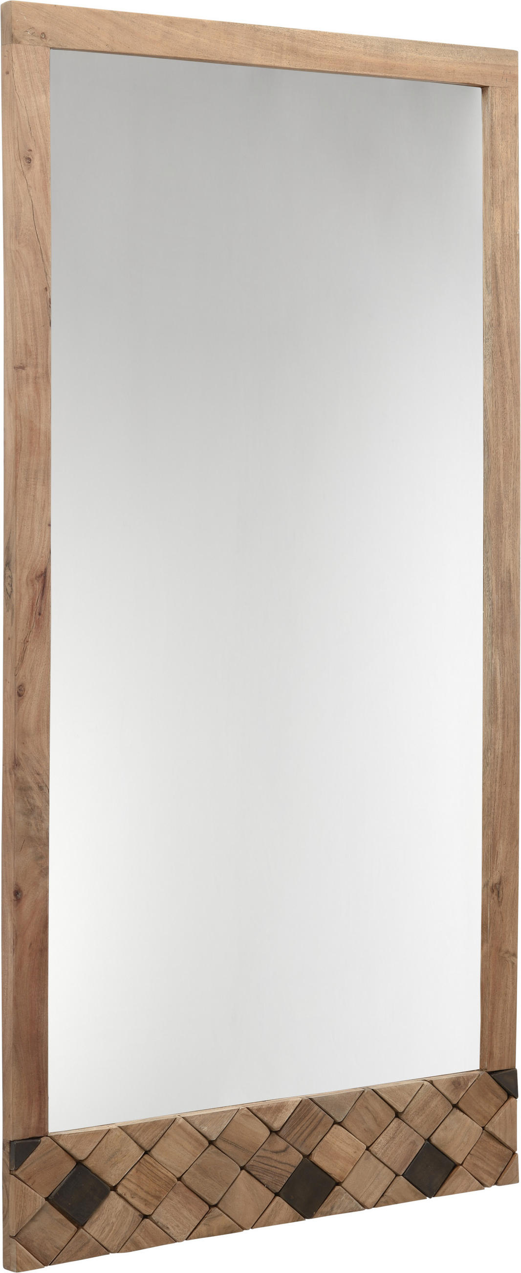 NÁSTĚNNÉ ZRCADLO 76/150/3 cm  - barvy akácie, Trend, dřevo/kompozitní dřevo (76/150/3cm) - Ambia Home