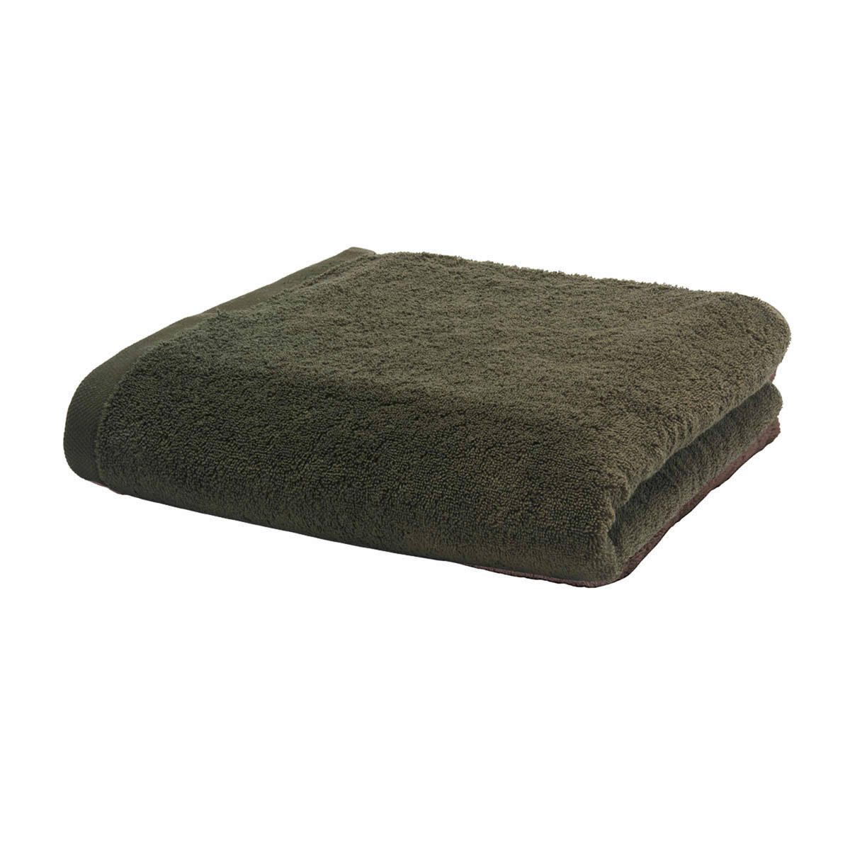 DUSCHTUCH LONDON 70/130 cm  - Dunkelgrün/Grün, Basics, Textil (70/130cm) - Aquanova
