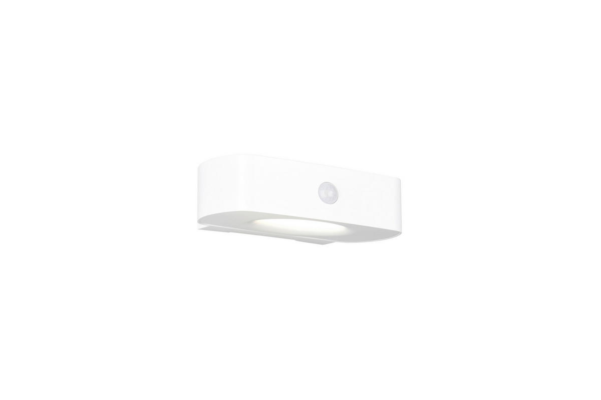 VÄGGLAMPA FÖR UTOMHUS - vit, Design, plast (21,5/6/15,5cm)