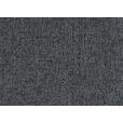 BOXSPRINGSOFA Webstoff Grau  - Schwarz/Grau, Design, Textil/Metall (202/93/100cm) - Novel