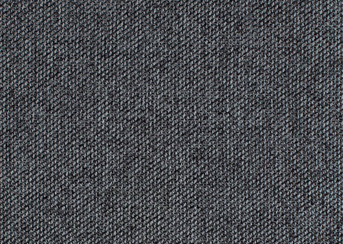 BOXSPRINGSOFA in Webstoff Grau  - Schwarz/Grau, Design, Textil/Metall (202/93/100cm) - Novel