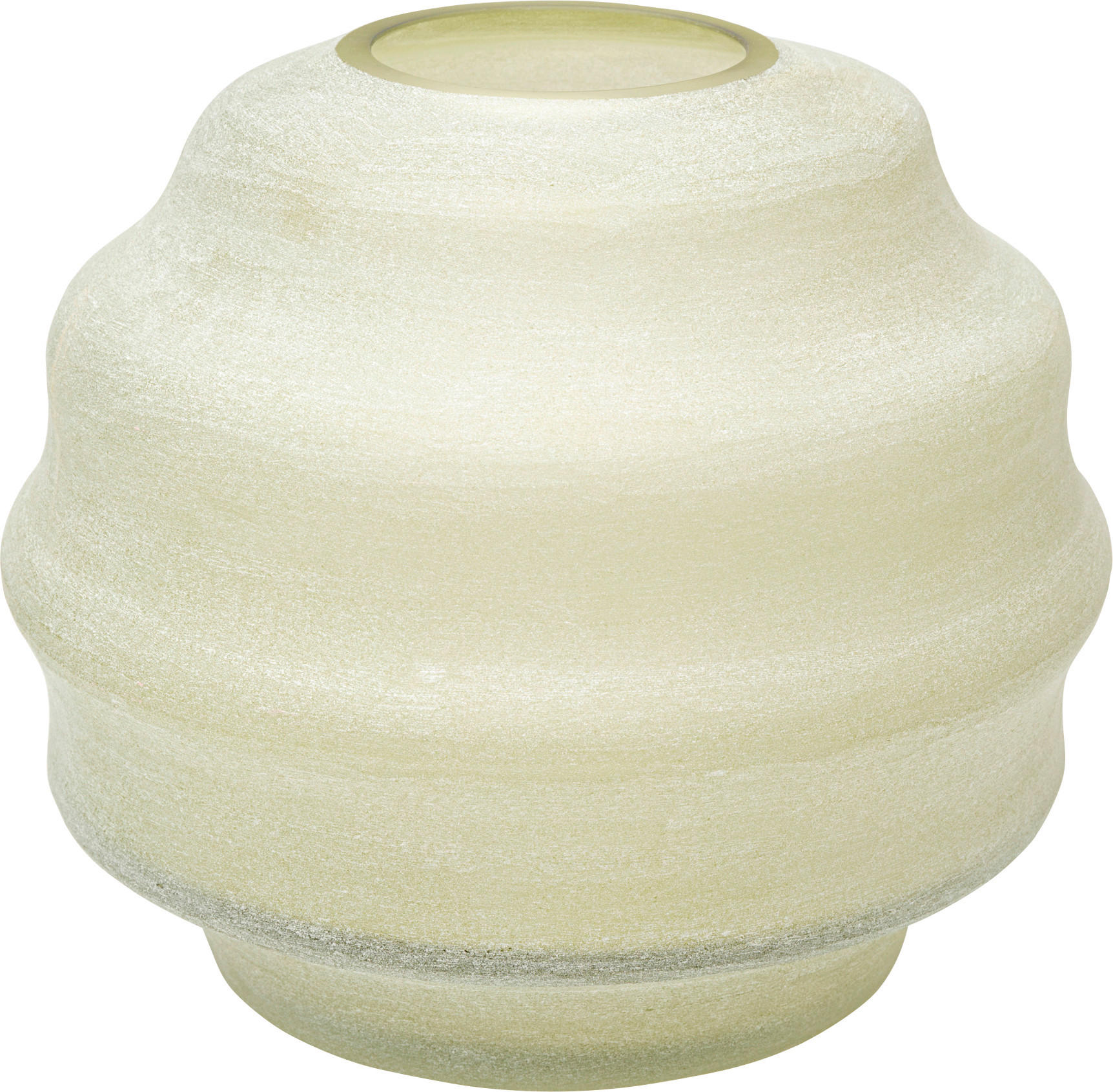 VASE 33 cm  - Hellgrün, Design, Glas (33/29/33cm) - Kare-Design