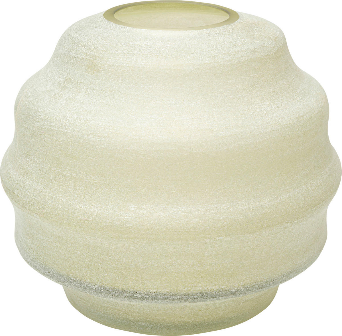 VASE 33 cm  - Hellgrün, Design, Glas (33/29/33cm) - Kare-Design