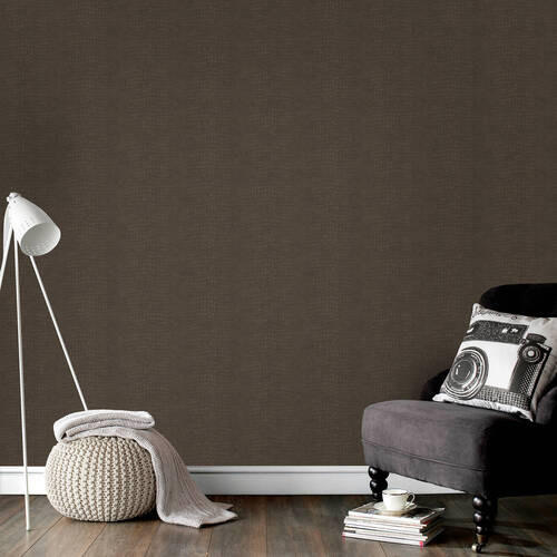 VLIESTAPETE  - Braun, Basics, Papier/Kunststoff (52/1000cm) - Xora