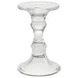KERZENHALTER - Transparent, Basics, Glas (12/18cm) - Ambia Home
