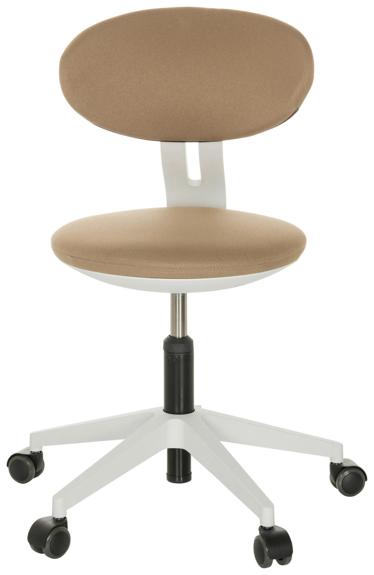 JUGENDDREHSTUHL  in Beige  - Beige/Weiß, Basics, Kunststoff/Textil (42/66-87/52cm) - MID.YOU