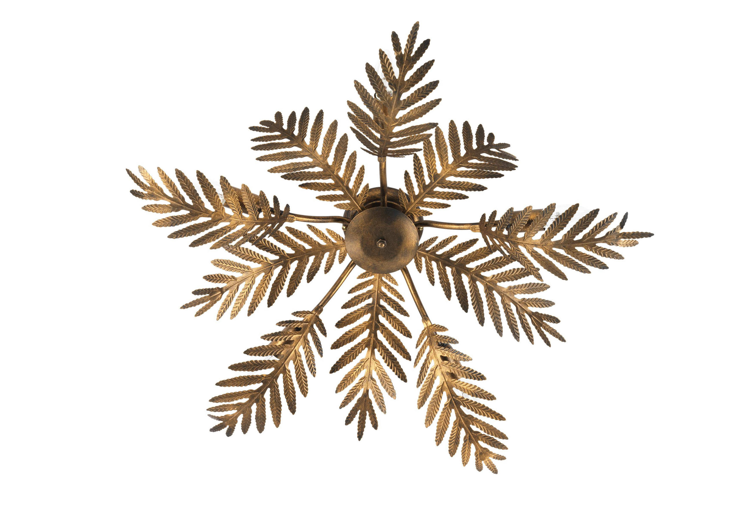 DECKENLEUCHTE 4996 FELCE 70/70/25 cm  - Cognac, Basics, Metall (70/70/25cm)