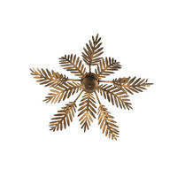 DECKENLEUCHTE 4996 FELCE 70/70/25 cm  - Cognac, Basics, Metall (70/70/25cm)