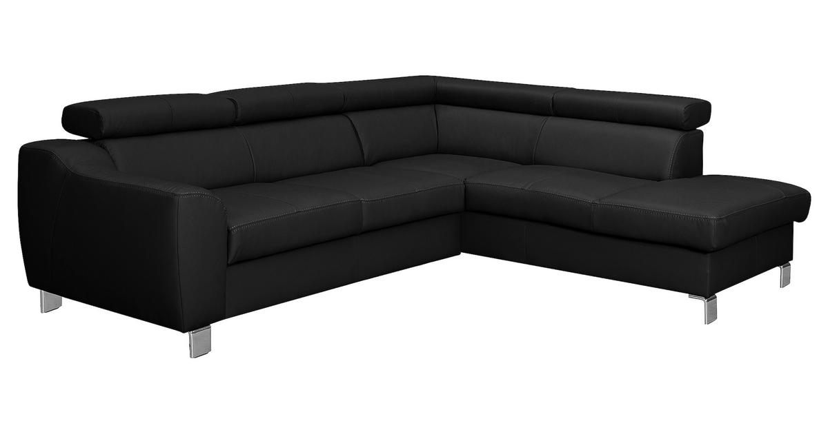 LIVETASTIC Ecksofa in Schwarz L-Form finden
