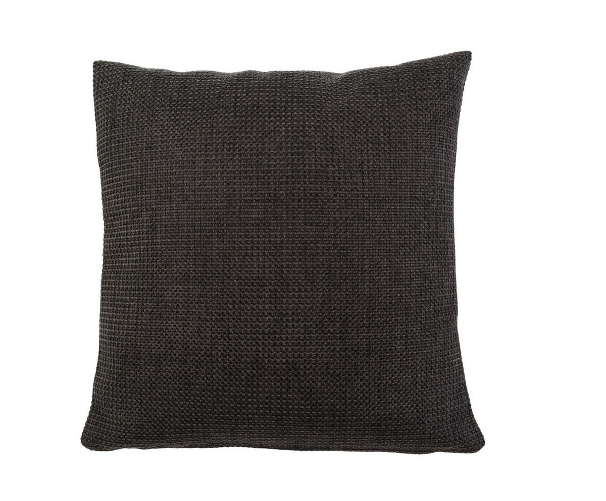 DEKORAČNÍ POLŠTÁŘ 50/50 cm - antracitová, Konvenční, textil (50/50cm) - Novel