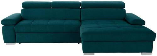Freisteller von Livetastic ECKSOFA Dunkelgrün Velours.