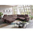 WOHNLANDSCHAFT in Chenille Braun  - Alufarben/Braun, Design, Textil/Metall (170/333/265cm) - Dieter Knoll