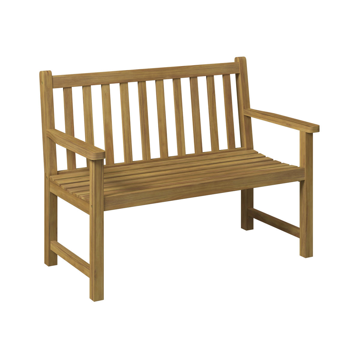 GARTENBANK 120/90/61 cm Akazie   - Akaziefarben, Natur, Holz (120/90/61cm) - Ambia Garden