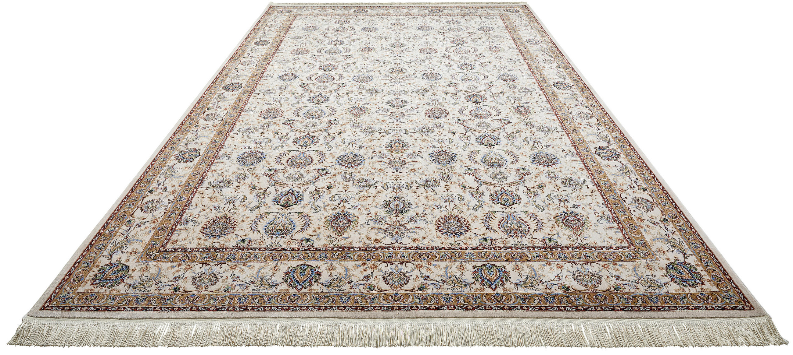 Thumbnail - Novel Webteppich, Creme, Textil, Vintage, rechteckig, 160x230 cm, ISO 9001, Bsci, Oeko-Tex® Standard 100, Made in Turkey...