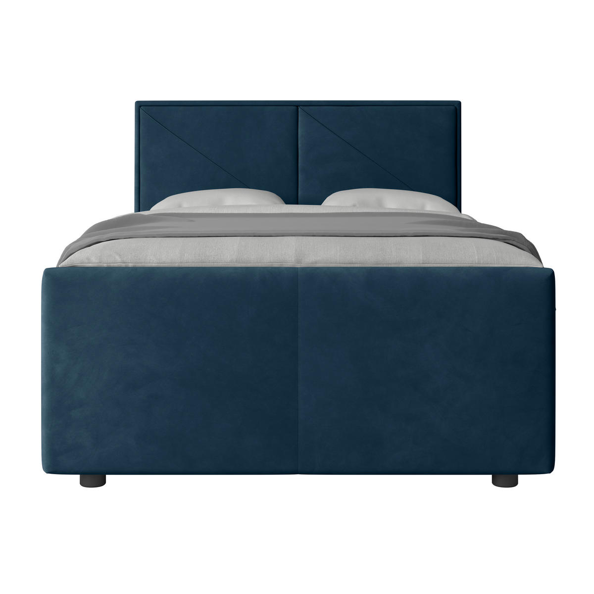 BOXSPRINGBETT 140/200 cm  in Blau  - Blau, Modern, Holz/Kunststoff (140/200cm) - MID.YOU