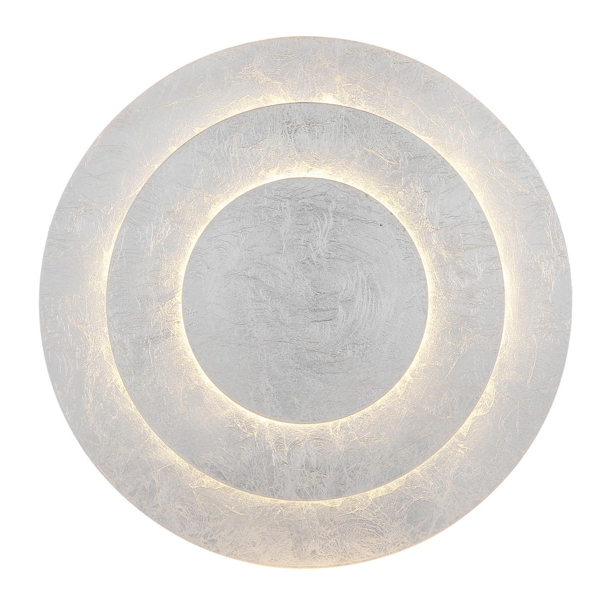 LED-DECKENLEUCHTE  35/7 cm    - Silberfarben, Design, Metall (35/7cm) - Globo