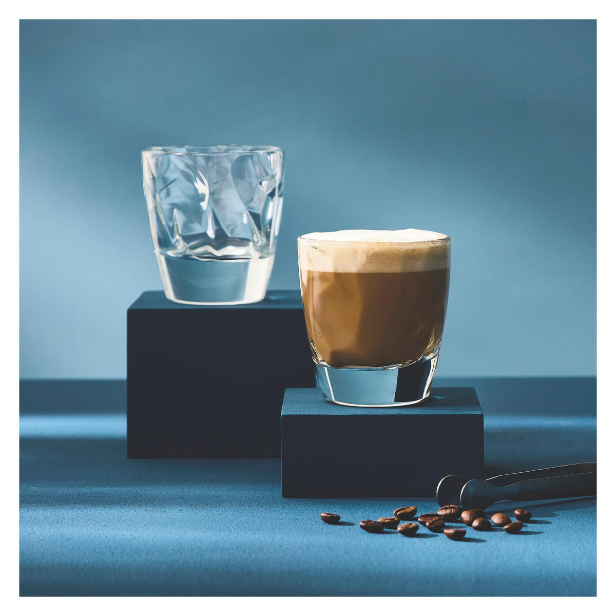 GLÄSERSET Alpino Cappucino 2-teilig  - Transparent, Design, Glas (8/8,5cm) - Ritzenhoff