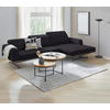 ECKSOFA in Echtleder Dunkelbraun  305/163 cm  - Eichefarben/Dunkelbraun, Design, Leder/Holz (305/163cm) - Novel
