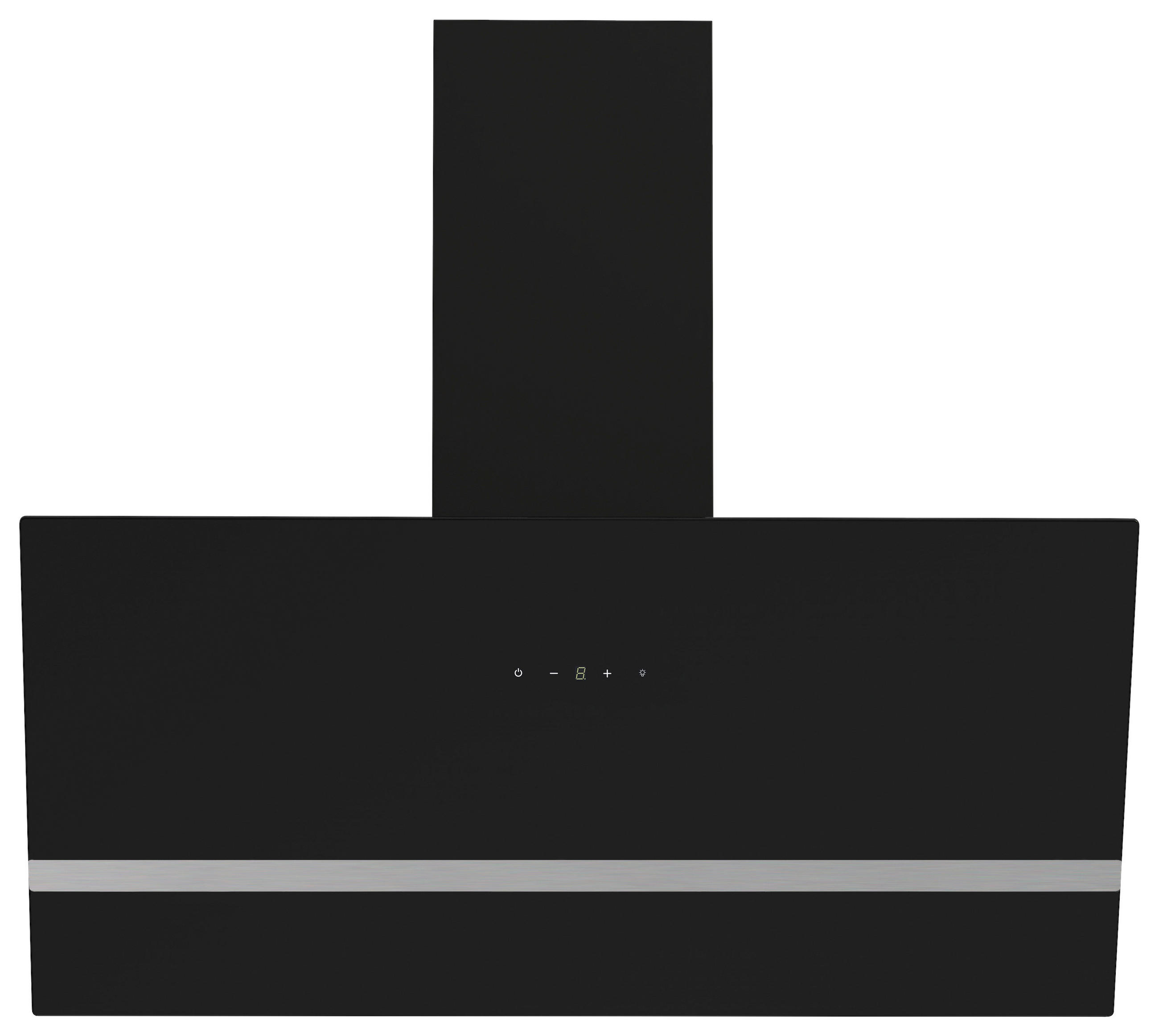 DUNSTABZUGSHAUBE CH24090SAM  - Schwarz, Trend, Glas/Metall (89,5/74,2-109,2/38,5cm) - Respekta