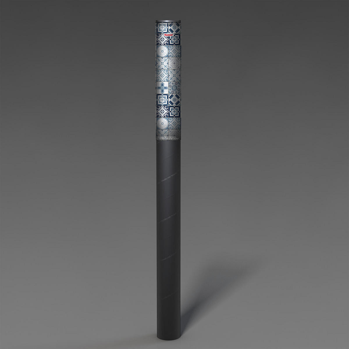 VLIESTAPETE - Blau/Weiß, Basics (400/250cm) - Komar