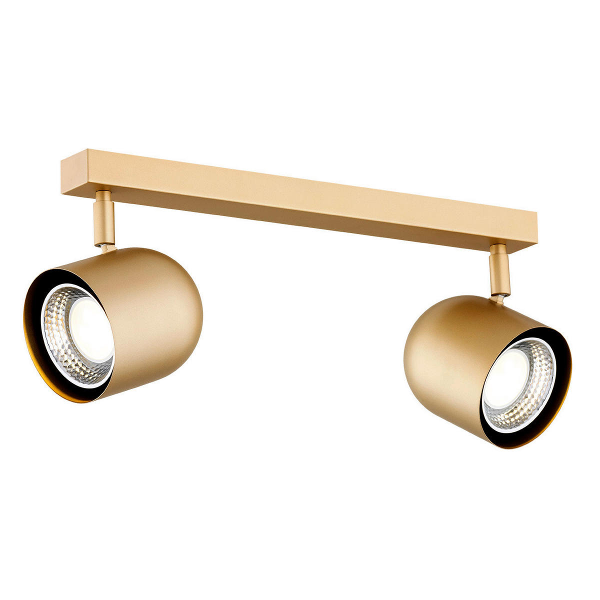 DECKENLEUCHTE Argon Isola 19,5/11,5/48 cm   - Goldfarben, Design, Metall (19,5/11,5/48cm)