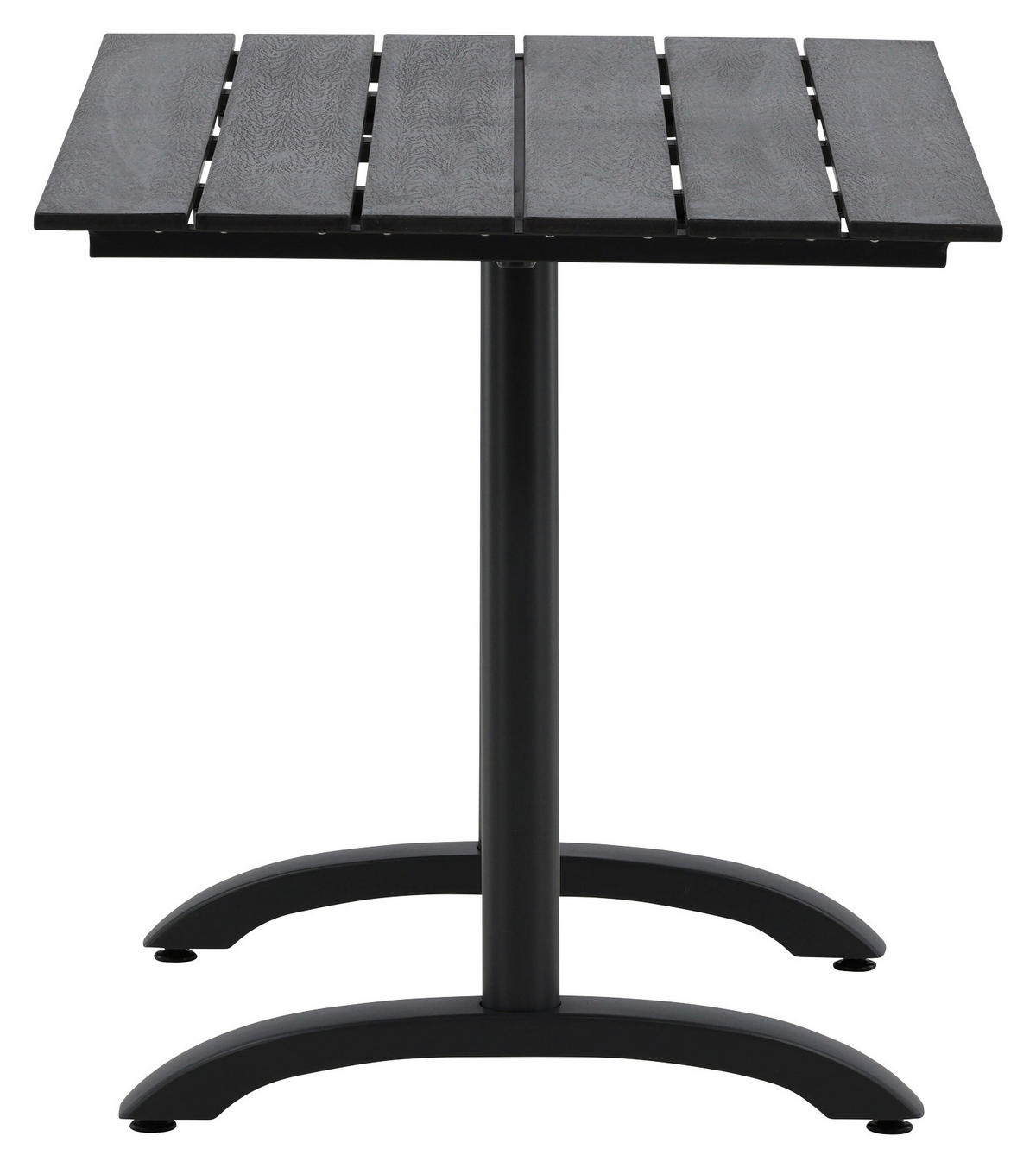 UTEBORD metall rektangulär  - svart, Klassisk, metall (120/70/74cm) - Gardenson