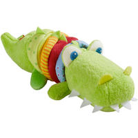 RATTERFIGUR Kroko  - Multicolor/Grün, Basics, Kunststoff (19/8/13,5cm) - Haba