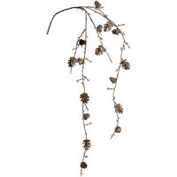 DEKOZWEIG - Braun, LIFESTYLE, Kunststoff/Metall (80cm) - Leonardo