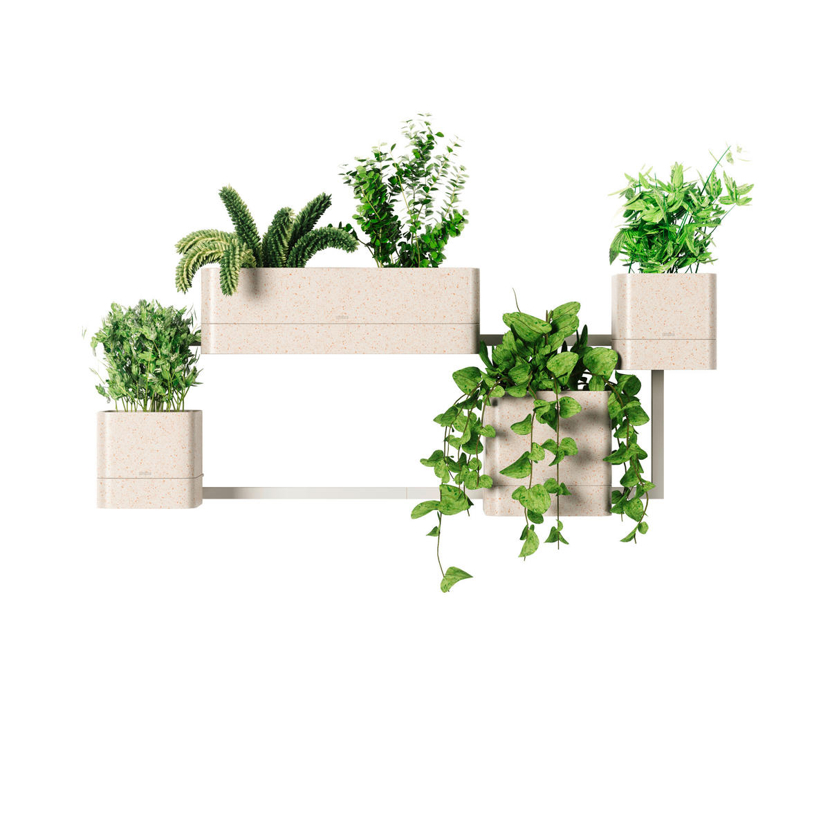 PFLANZENTOPF   - Multicolor, Basics, Naturmaterialien/Kunststoff (36/18/72cm) - Umbra