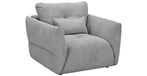 SESSEL in Webstoff Grau  - Schwarz/Grau, KONVENTIONELL, Textil/Metall (112/88/120cm) - Carryhome