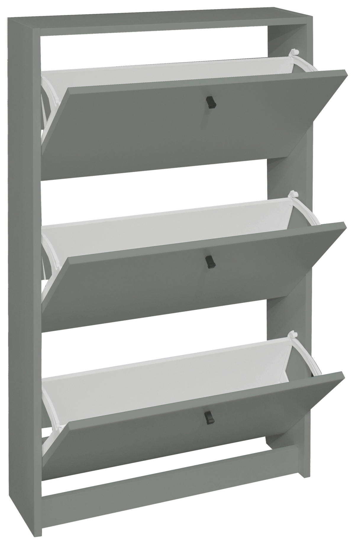 SCHUHKIPPER Mattlack, melaminharzbeschichtet Grün, Pinienfarben  - Schwarz/Pinienfarben, Design, Holzwerkstoff/Metall (60/104/16cm) - Xora