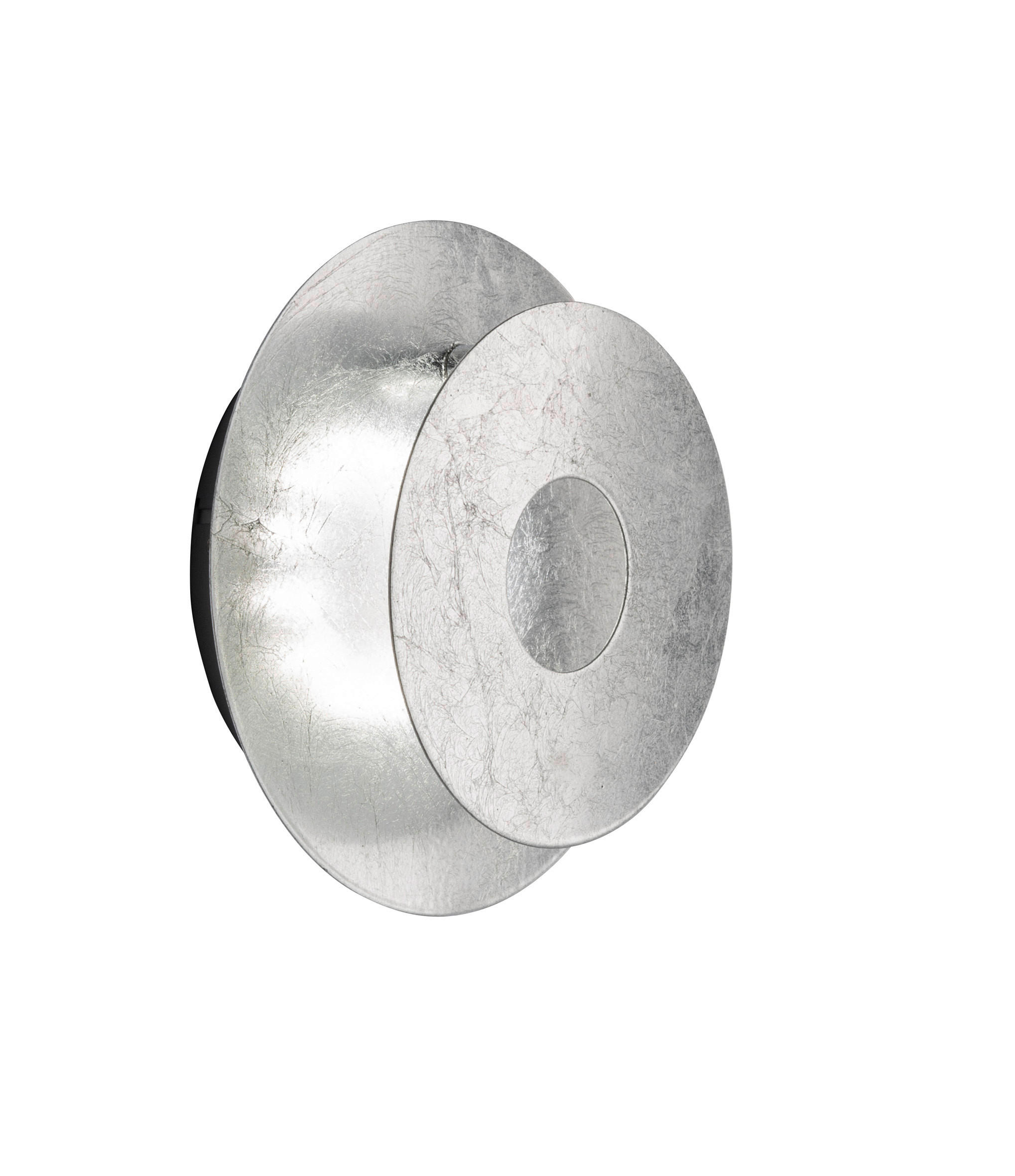 APLICĂ DE PERETE CU LED - argintiu, Design, plastic/metal (18/6,5cm) - Wofi