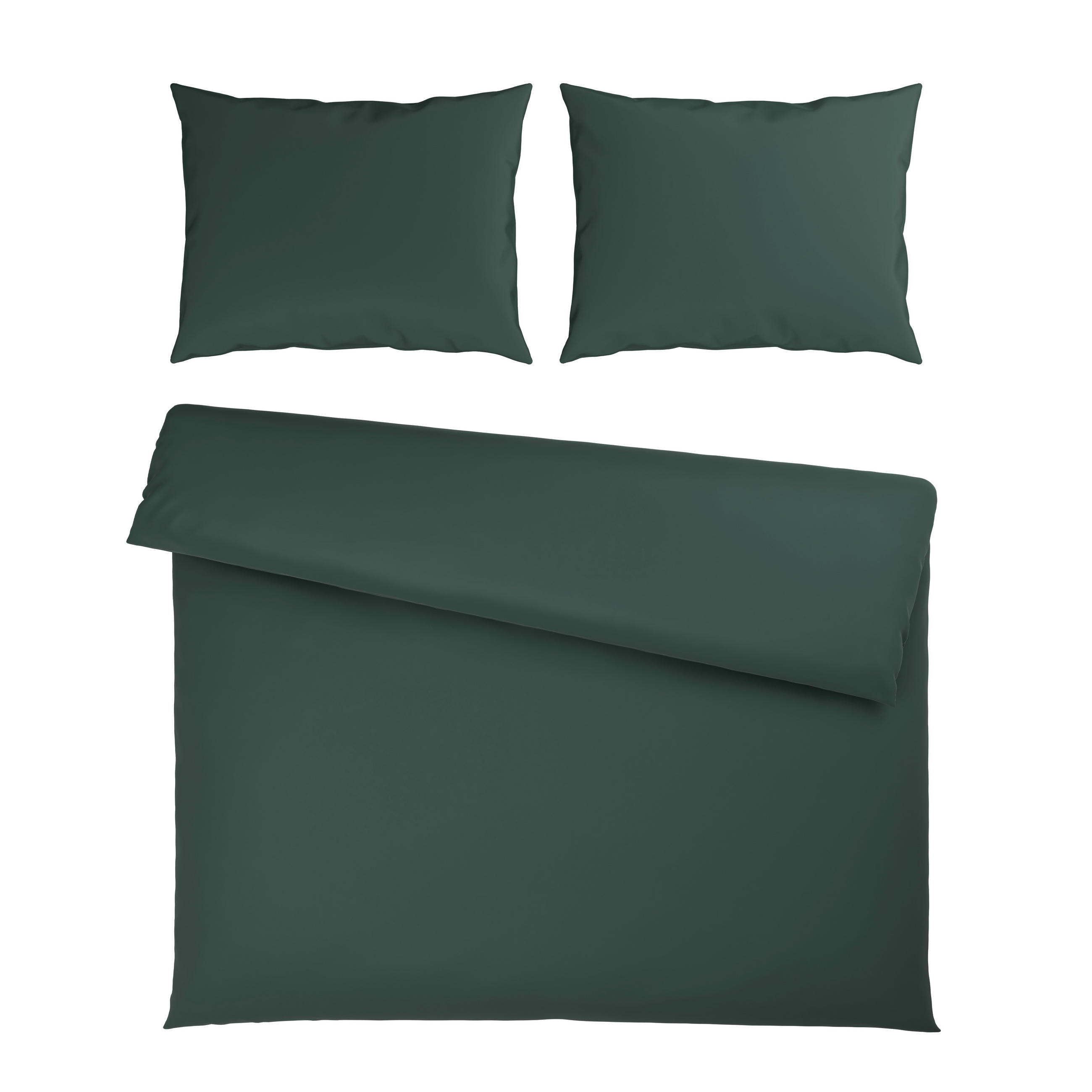 BETTWÄSCHE 200/200 cm  - Grün, Basics, Textil (200/200cm) - Bio:Vio