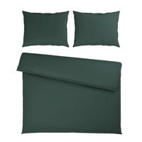 BETTWÄSCHE 200/200 cm  - Grün, Basics, Textil (200/200cm) - Bio:Vio