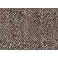 ECKSOFA in Velours Braun  - Schwarz/Braun, Design, Textil/Metall (295/187cm) - Novel