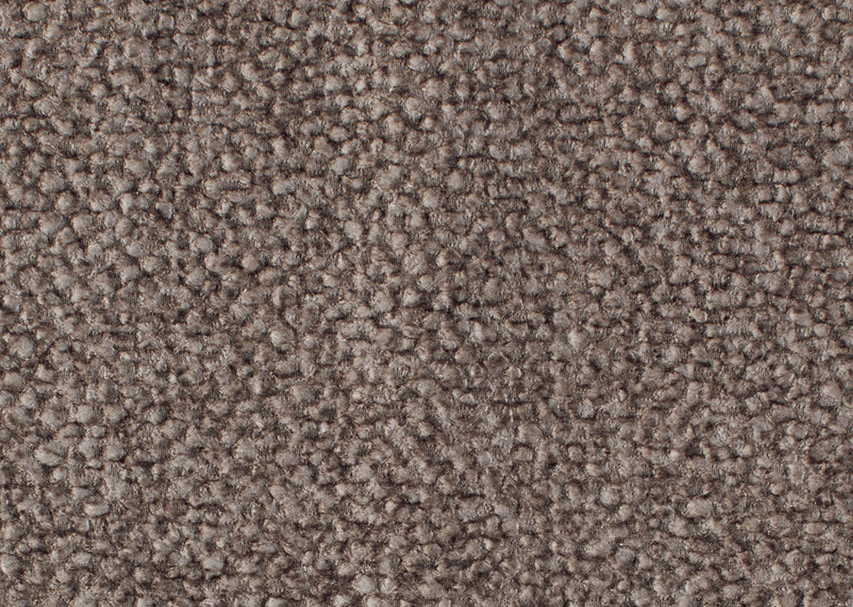 ECKSOFA Braun Velours  - Schwarz/Braun, Design, Textil/Metall (295/187cm) - Novel
