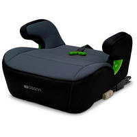 AUTOSITZERHÖHUNG Junior Isofix Gurtfix i-Size nero   - Anthrazit/Schwarz, Basics, Kunststoff/Textil (44/25/38cm) - Osann