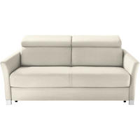 SCHLAFSOFA Flachgewebe Naturfarben  - Silberfarben/Naturfarben, KONVENTIONELL, Holz/Textil (185/100/100cm) - Bali