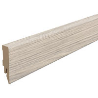 SOCKELLEISTE Eiche hellgrau Hellgrau  - Hellgrau, KONVENTIONELL, Holzwerkstoff (240/1.4/5.8cm) - Egger Holzwerkstoffe