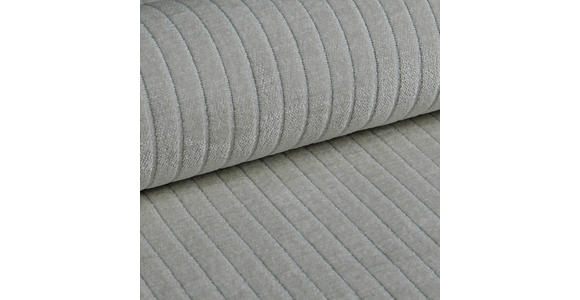 BIGSOFA Flachgewebe Naturfarben - Chromfarben/Naturfarben, KONVENTIONELL, Textil/Metall (256/68/122cm) - Carryhome