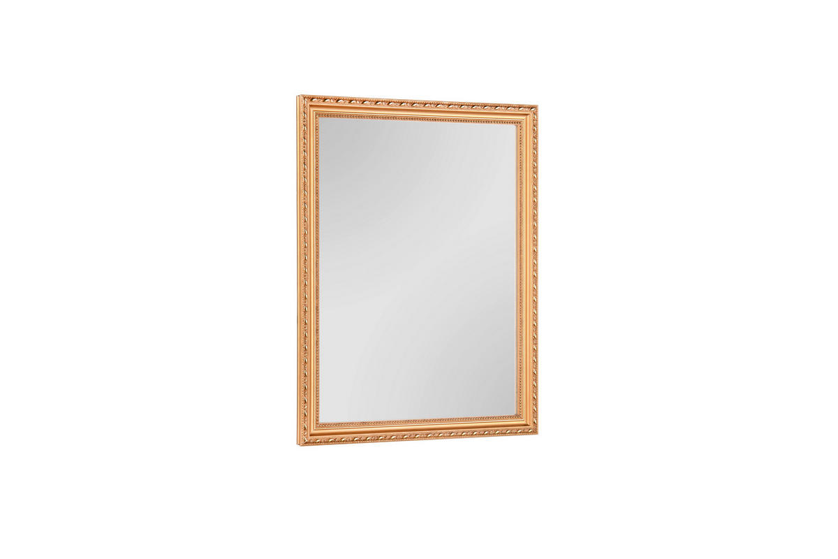 WANDSPIEGEL 34/45/2 cm    in rechteckig  - Goldfarben, Trend, Glas/Holz (34/45/2cm) - Boxxx