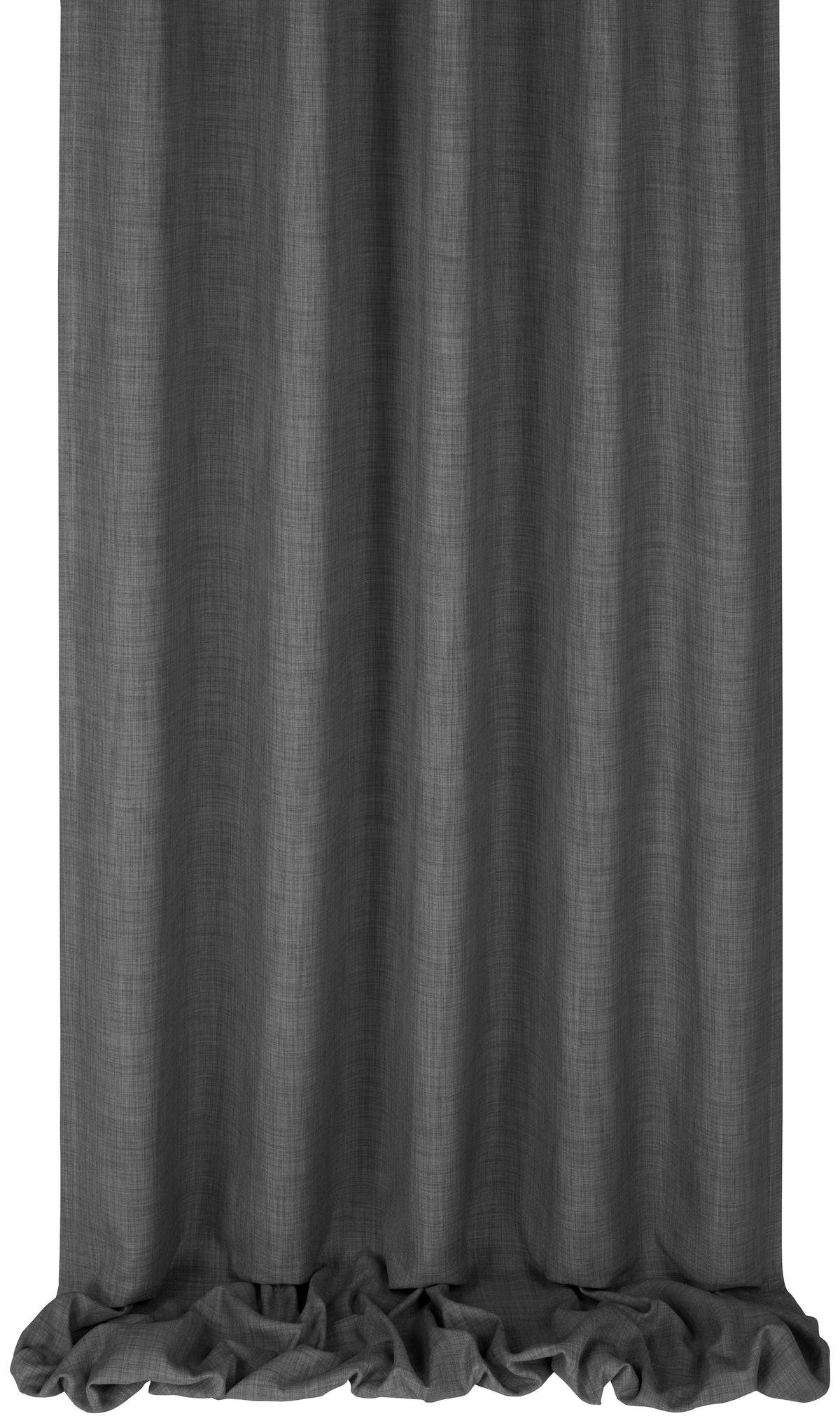 DEKOSTOFF per lfm Verdunkelung  - Dunkelgrau, Basics, Textil (148cm) - Esposa