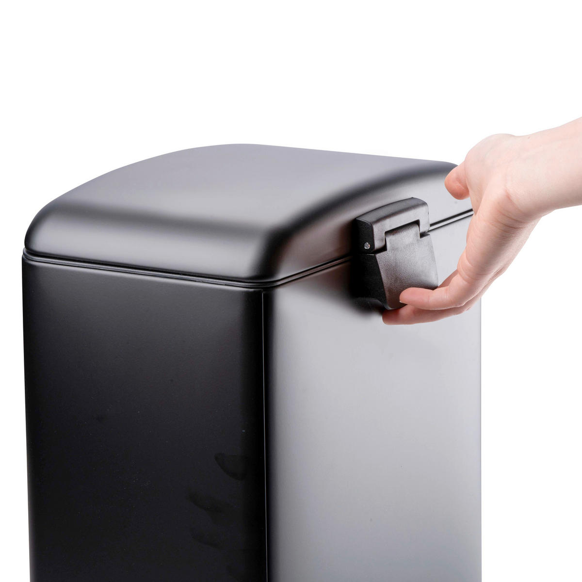 ABFALLSAMMLER 12 L  - Schwarz, Basics, Kunststoff/Metall (27,5/25,5/40cm) - Dirt Devil