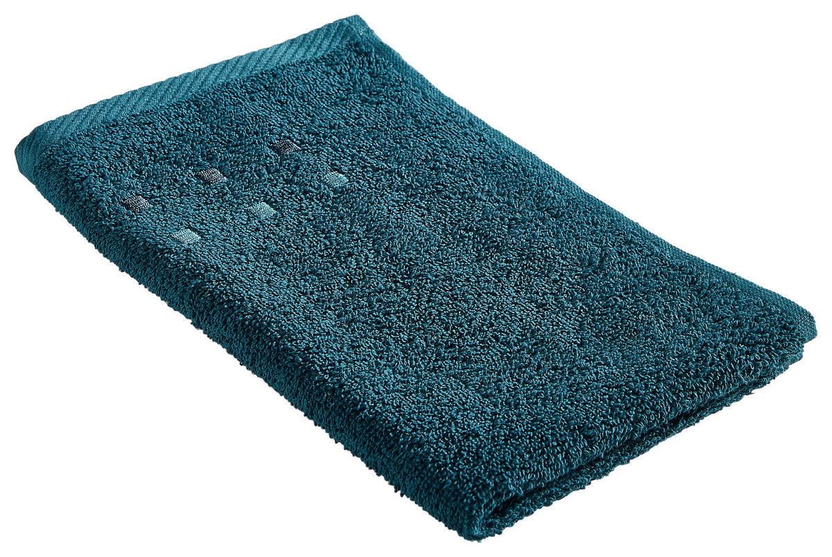 GÄSTETUCH Quattro Dunkelgrün 4-teilig 30/50 cm  - Dunkelgrün, Basics, Textil (30/50cm) - Esposa