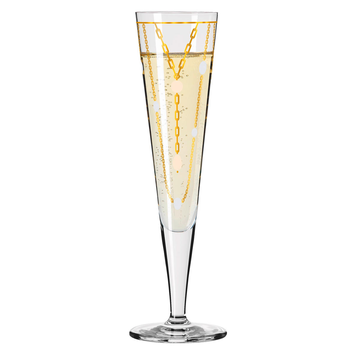 CHAMPAGNERGLAS 205 ml  - Goldfarben/Rosa, LIFESTYLE, Glas (7,2/24/7,2cm) - Ritzenhoff