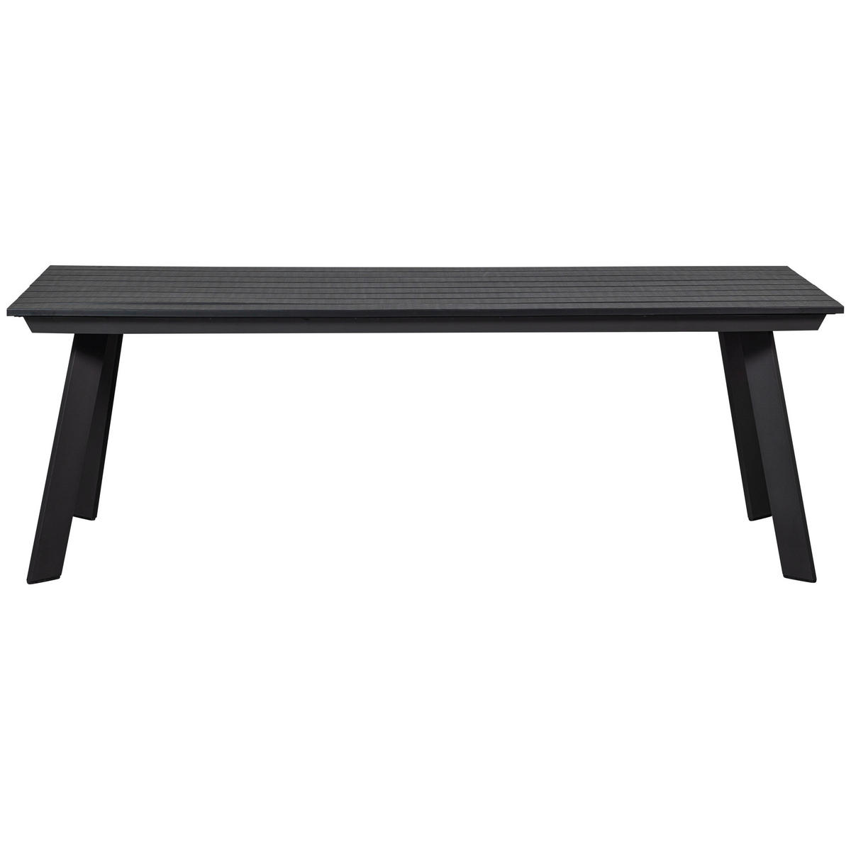 GARTENTISCH 220/100/74 cm Holzwerkstoff rechteckig  - Anthrazit, Design, Holzwerkstoff/Metall (220/100/74cm) - Livetastic