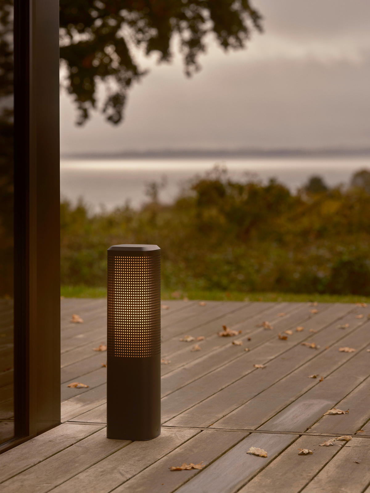 WEGELEUCHTE 12/45 cm  - Schwarz, Design, Metall (12/45cm) - Nordlux