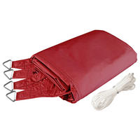 ZAHRADNÍ PLACHTA PROTI SLUNCI 500/500 cm - tmavě červená, Basics (500/500cm)